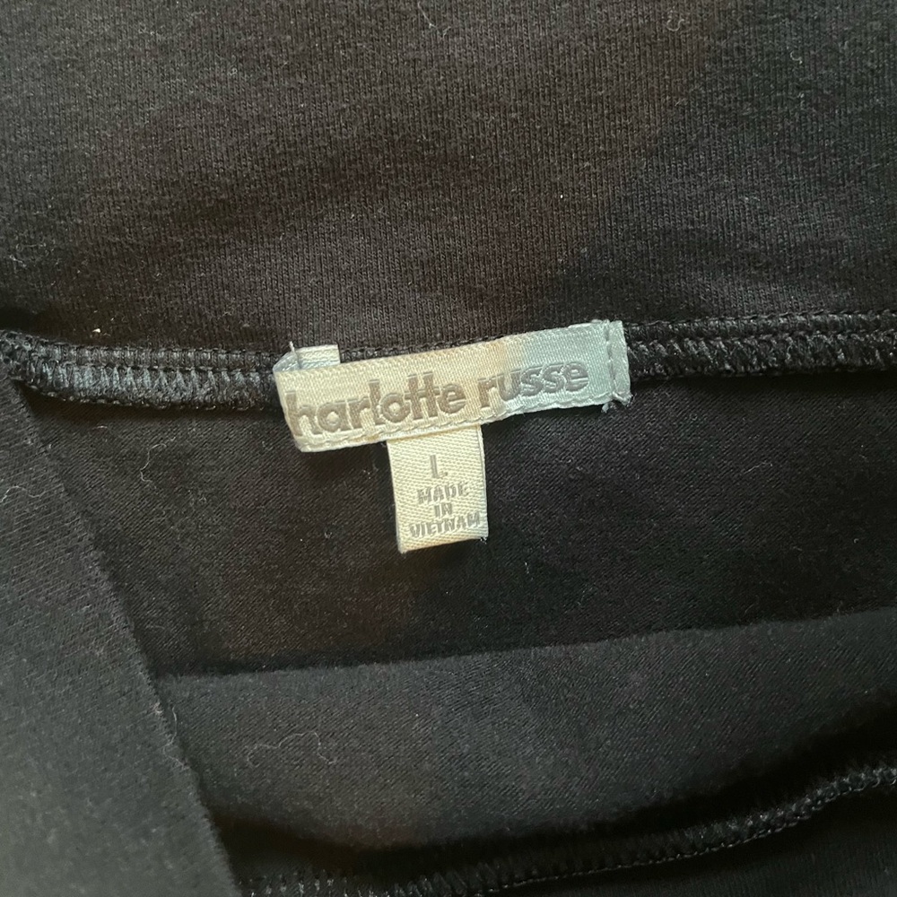 Charlotte Russe Black Mini Pencil Skirt - Picture 4 of 5